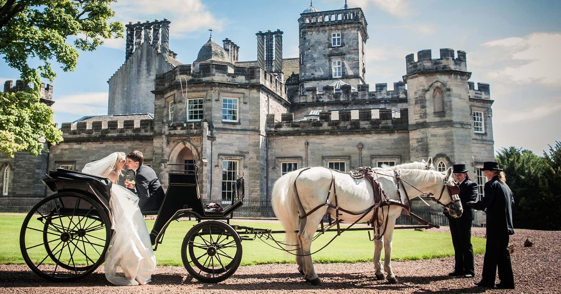 Horse and Carriage Winton Wedding